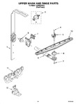 Diagram for 11 - Upper Wash And Rinse Parts