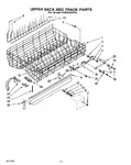 Diagram for 11 - Upper Rack And Track