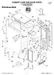 Diagram for 01 - Cabinet Liner And Door Parts