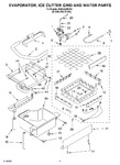 Diagram for 02 - Evaporator Ice Cutter Grid And Water Parts