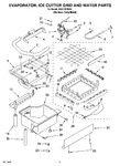 Diagram for 02 - Evaporator, Ice Cutter Grid And Water Parts