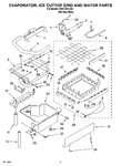 Diagram for 02 - Evaporator, Ice Cutter Grid And Water Parts