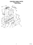 Diagram for 04 - Control Panel Parts