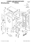 Diagram for 01 - Cabinet Liner And Door Parts