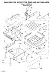 Diagram for 02 - Evaporator, Ice Cutter Grid And Water