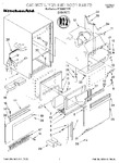 Diagram for 01 - Cabinet Liner And Door, Lit/optional