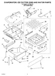 Diagram for 02 - Evaporator, Ice Cutter Grid And Water