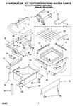 Diagram for 02 - Evaporator, Ice Cutter Grid And Water Parts