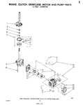 Diagram for 06 - Brake, Clutch, Gearcase, Motor And Pump