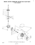 Diagram for 06 - Brake, Clutch, Gearcase, Motor And Pump