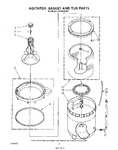 Diagram for 04 - Agitator, Basket And Tub