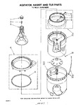 Diagram for 04 - Agitator, Basket And Tub