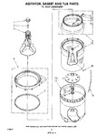 Diagram for 04 - Agitator, Basket And Tub