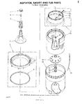 Diagram for 04 - Agitator, Basket And Tub