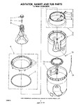 Diagram for 04 - Agitator, Basket And Tub