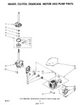 Diagram for 06 - Brake, Clutch, Gearcase, Motor And Pump