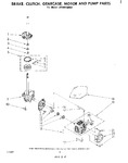 Diagram for 06 - Brake, Clutch, Gearcase, Motor And Pump