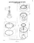 Diagram for 04 - Agitator, Basket, And Tub