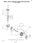 Diagram for 06 - Brake, Clutch, Gearcase, Motor And Pump