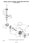 Diagram for 06 - Brake, Clutch, Gearcase, Motor And Pump