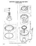 Diagram for 04 - Agitator, Basket And Tub