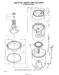 Diagram for 04 - Agitator, Basket And Tub