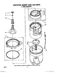 Diagram for 04 - Agitator, Basket And Tub