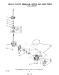 Diagram for 06 - Brake, Clutch, Gearcase, Motor And Pump