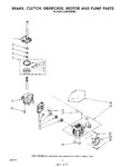 Diagram for 06 - Brake, Clutch, Gearcase, Motor And Pump