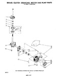 Diagram for 06 - Brake, Clutch, Gearcase, Motor And Pump