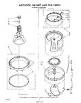 Diagram for 05 - Agitator, Basket And Tub