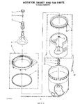 Diagram for 04 - Agitator, Basket And Tub