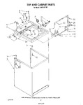 Diagram for 02 - Top And Cabinet , Literature And Optional