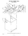 Diagram for 02 - Top And Cabinet , Not Illustrated And Optional