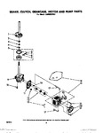 Diagram for 06 - Brake, Clutch, Gearcase, Motor And Pump