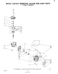 Diagram for 06 - Brake, Clutch, Gearcase, Motor And Pump