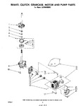 Diagram for 06 - Brake, Clutch, Gearcase, Motor And Pump