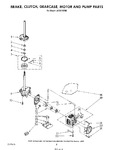 Diagram for 06 - Brake, Clutch, Gearcase, Motor And Pump