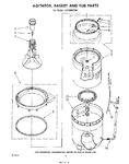 Diagram for 04 - Agitator, Basket And Tub