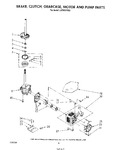 Diagram for 06 - Brake, Clutch, Gearcase, Motor And Pump