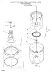 Diagram for 03 - Agitator, Basket And Tub