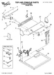 Diagram for 01 - Top And Console Parts