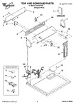 Diagram for 01 - Top And Console Parts