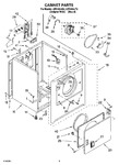 Diagram for 02 - Cabinet Parts