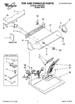 Diagram for 01 - Top And Console Parts