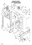 Diagram for 02 - Cabinet Parts