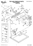 Diagram for 01 - Top And Console Parts