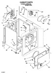 Diagram for 02 - Cabinet Parts