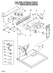 Diagram for 02 - Top And Console Parts