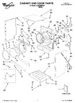 Diagram for 01 - Cabinet And Door Parts